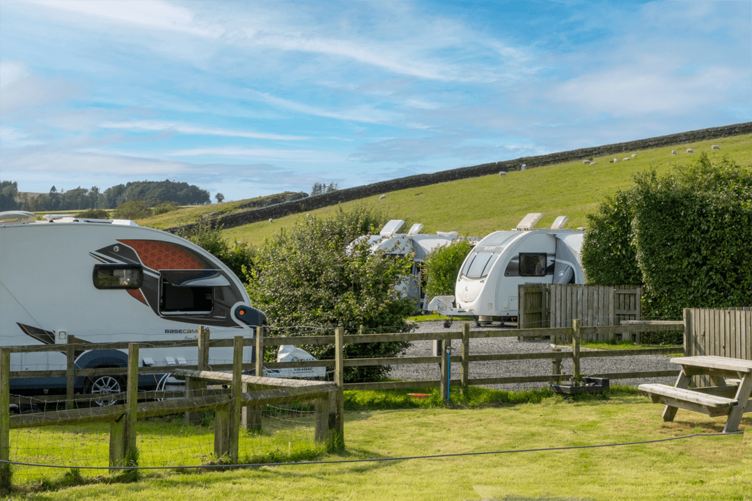 Serviced touring pitches